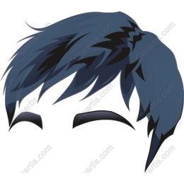 Trendy Blue Hairstyle
