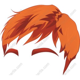 Stylish Orange Hair