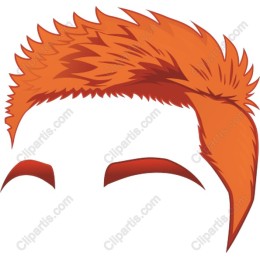 Vibrant Orange Hairstyle