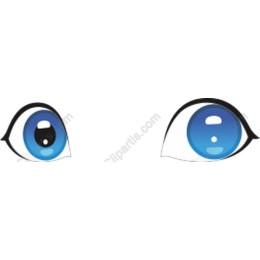 Expressive Blue Eyes
