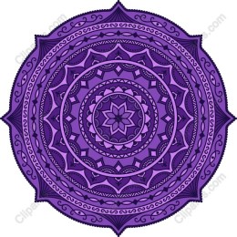 Elegant Purple Mandala