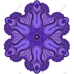 Ornate Purple Mandala