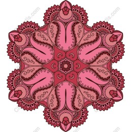 Intricate Pink Mandala