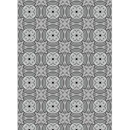 Elegant Geometric Pattern in Gray