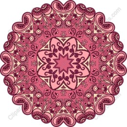 Elegant Pink Mandala