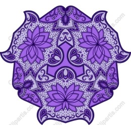 Elegant Purple Mandala