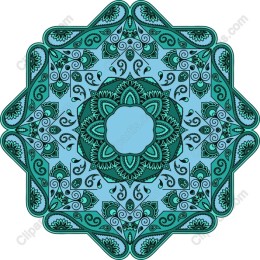 Turquoise Mandala Delight