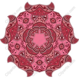 Exquisite Pink Mandala