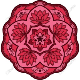 Vibrant Lotus Mandala