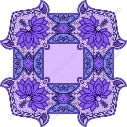 Purple Lotus Mandala