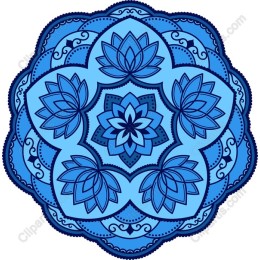 Blue Lotus Mandala