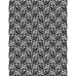 Elegant Black and White Leaf Pattern