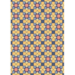 Vibrant Geometric Pastel Pattern