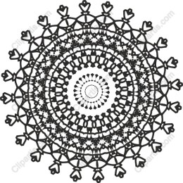 Intricate Heart Mandala