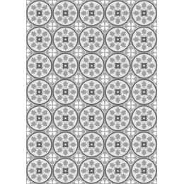 Elegant Gray Floral Pattern