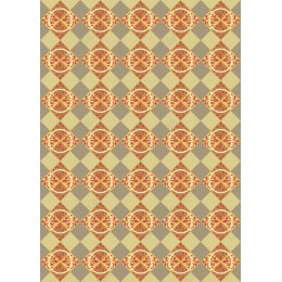 Geometric Floral Pattern