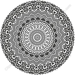 Mandala Heart Pattern