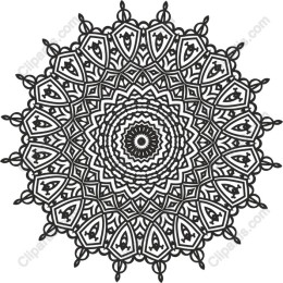 Black and White Mandala