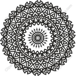 Mandala - Intricate Black and White