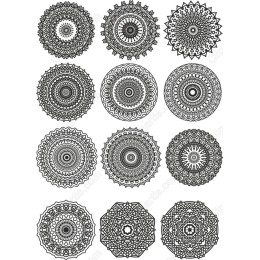 Intricate Mandala Bundle - 12