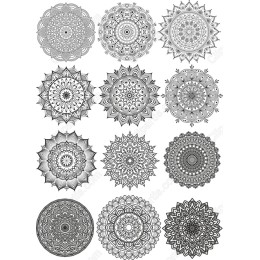 Mandala Set - 16 Intricate