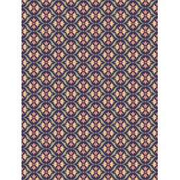 Vibrant Floral Geometric Pattern