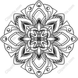 Elegant Floral Mandala