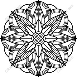 Intricate Floral Mandala