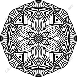 Mandala work - Intricate Floral