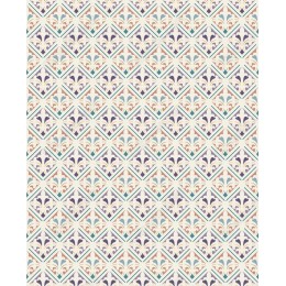 Vintage Floral Diamond Pattern