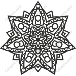 Black and White Mandala