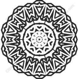 Mandala - Intricate Black and White