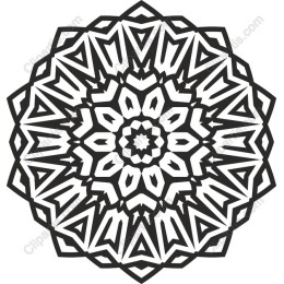 Mandala - Intricate Black and White Artwork