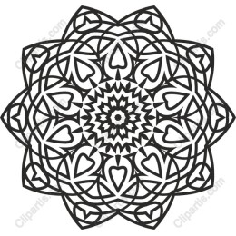 Elegant Heart Mandala