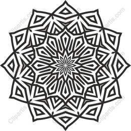 Mandala: Elegant Black and White