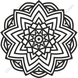 Intricate Geometric Star Pattern