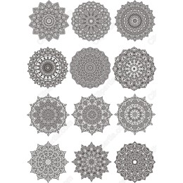 Mandala Clipart Bundle: 12 Intricate