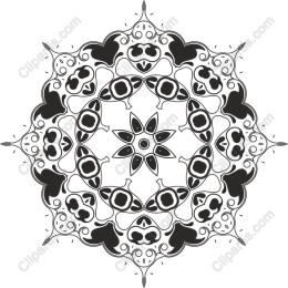 Mandala - Intricate Black and White