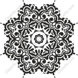 Elegant Floral Mandala
