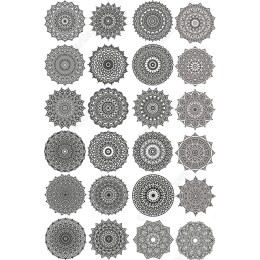 Intricate Mandala Set - 24 Unique