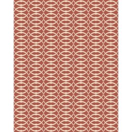 Terracotta Elegance: Wavy Pattern