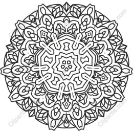 Mandala Line Art - Intricate