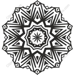 Black and White Mandala