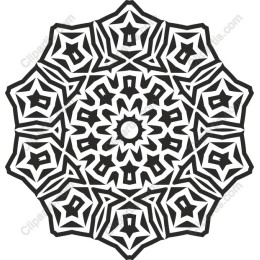 Black and White Mandala