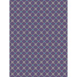 Geometric Elegance: Purple Intricate Pattern