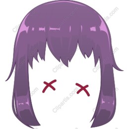 Vibrant Purple Fashion Hairstyle