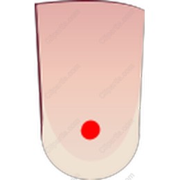 Minimalist with Red Dot Accent