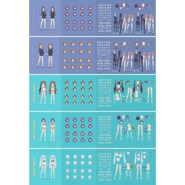 Versatile Anime Character Bundle