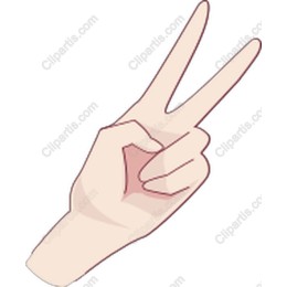 Peace Sign Hand Gesture