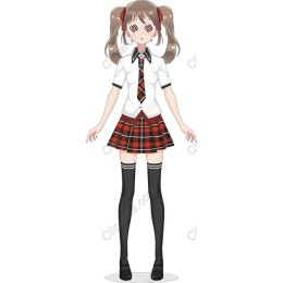 Anime Schoolgirl - Quirky Character